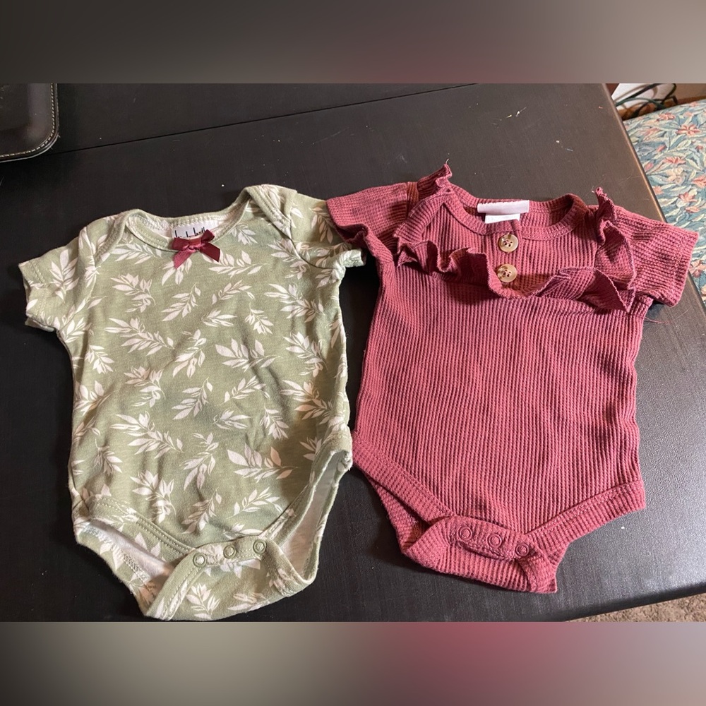 Set of onsies by Nicole Miller